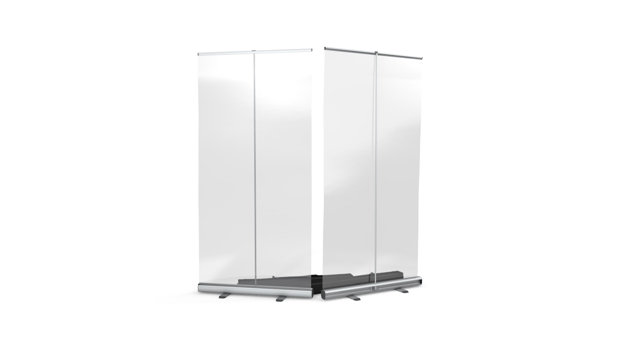Clear Roller Banner Social Distancing Screens