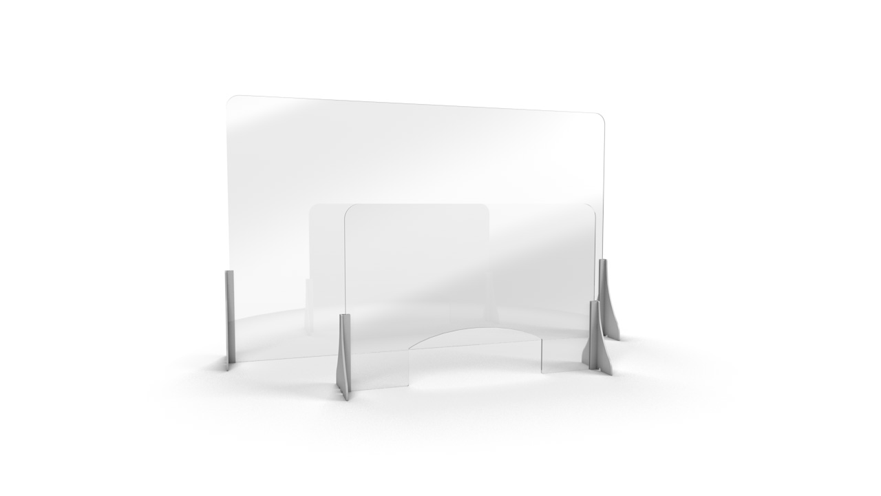 ACHOO<sup>&reg;</sup> Crystal Clear Counter Protective Screen