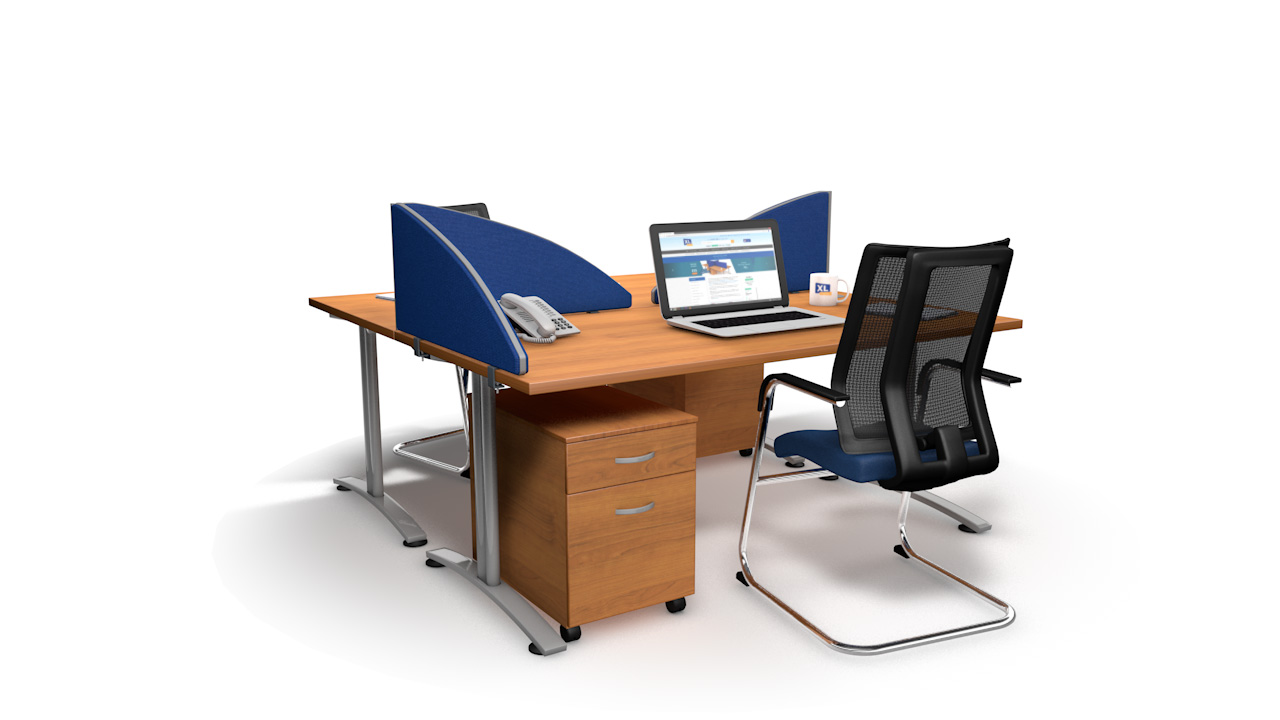 Standard Acoustic Desk Screens Radius