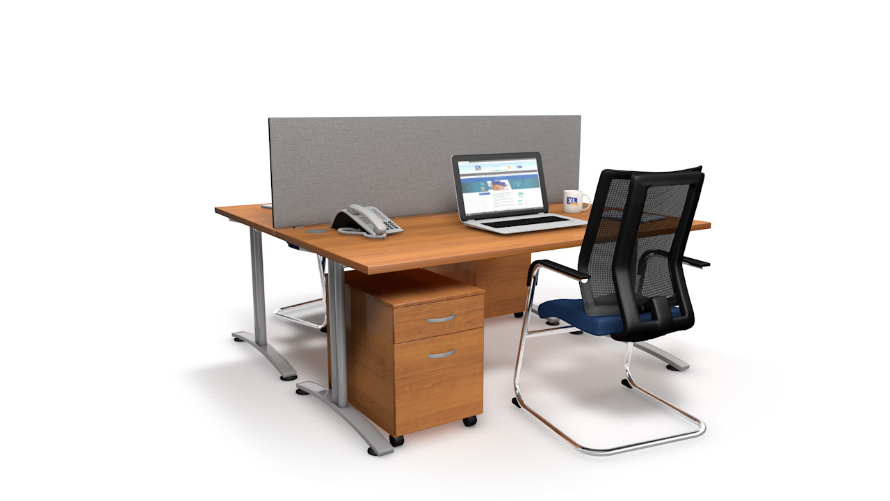 Standard Acoustic Desk Screens Straight