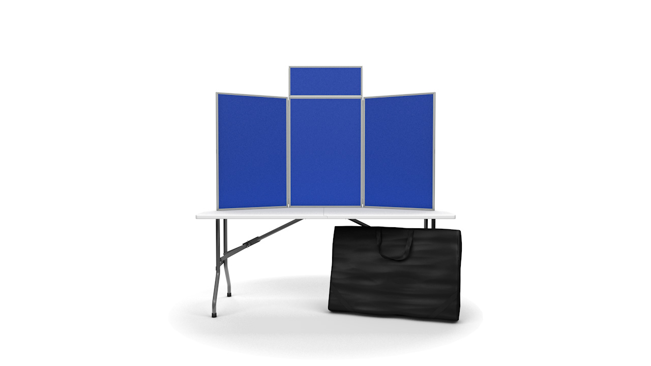 Pinnable Tabletop Folding Display Boards Portrait