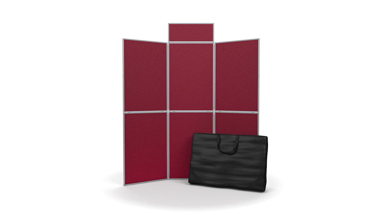 6 Panel Pinnable Folding Display Stands